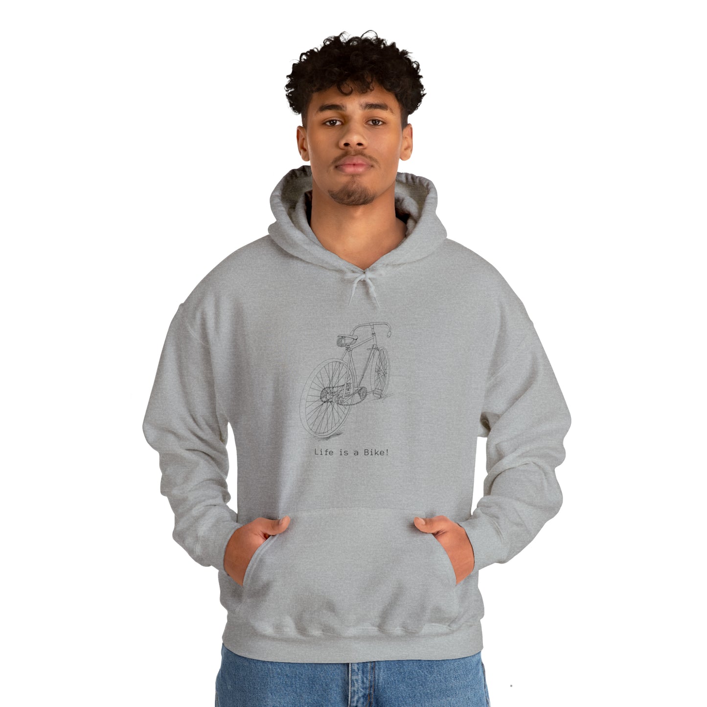 Vintage Racer Hoodie - Unisex Heavy Blend™ Hooded Sweatshirt
