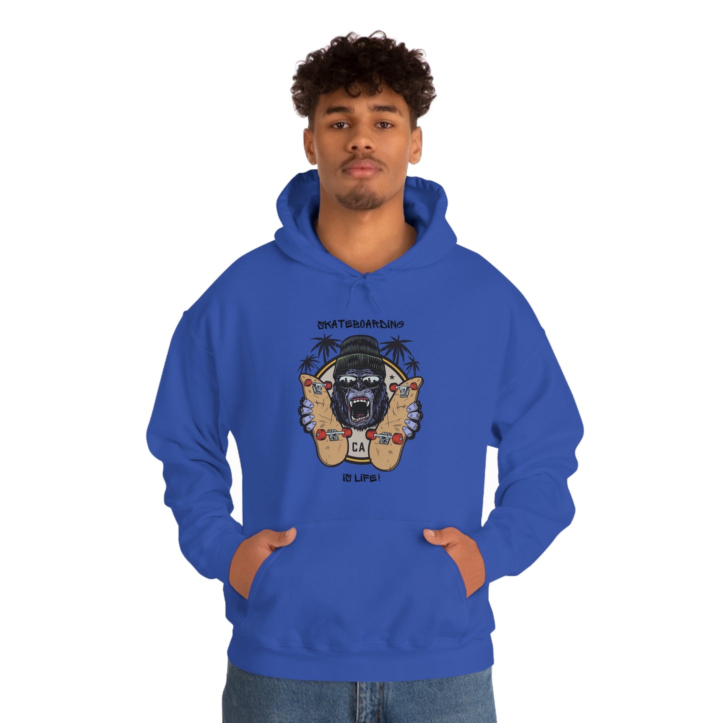 Skateboarding is Life - Unisex Heavy Blend™ Skateboarding Hooded Sweatshirt