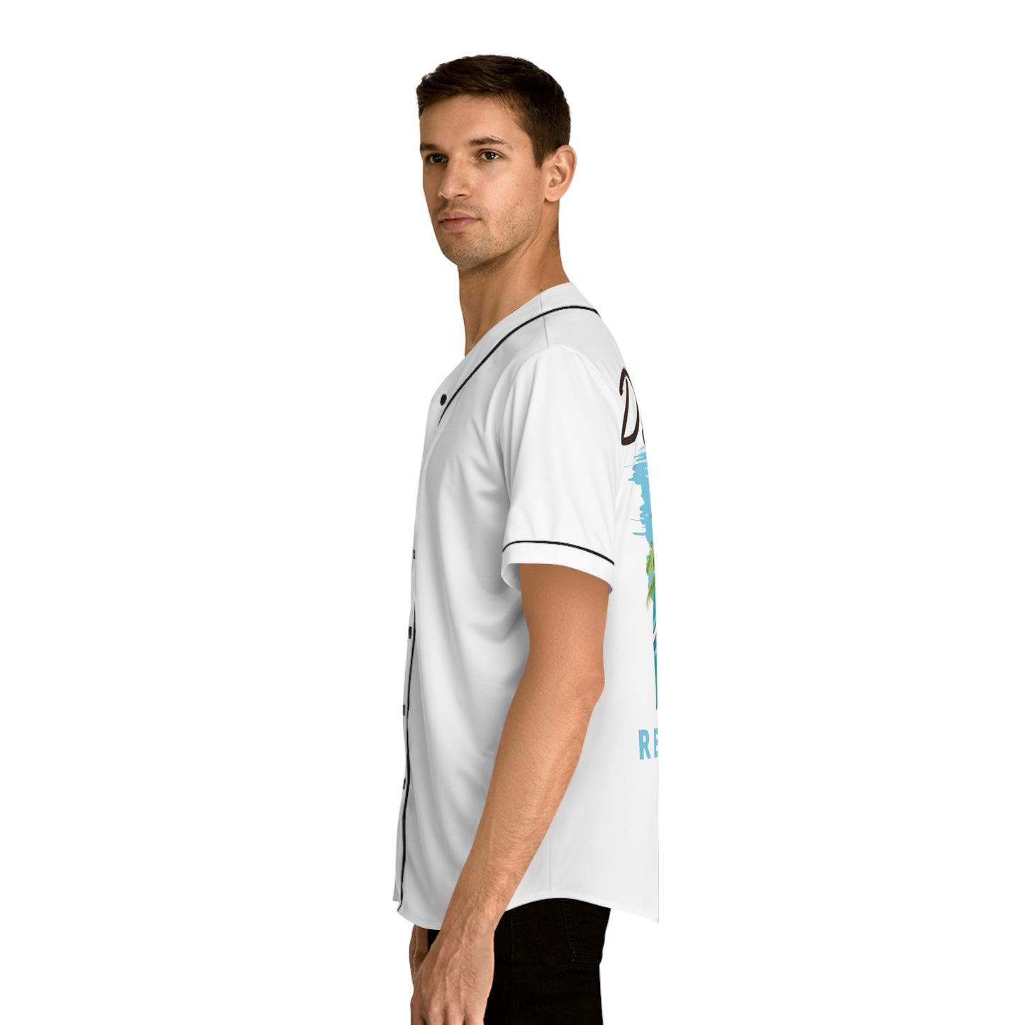 Del Boca Vista Men's Baseball Jersey (AOP)