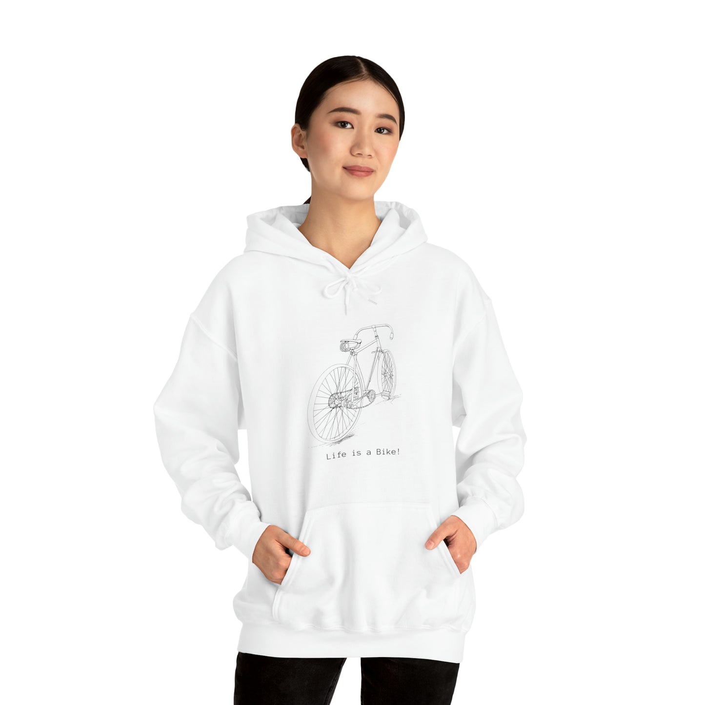 Vintage Racer Hoodie - Unisex Heavy Blend™ Hooded Sweatshirt