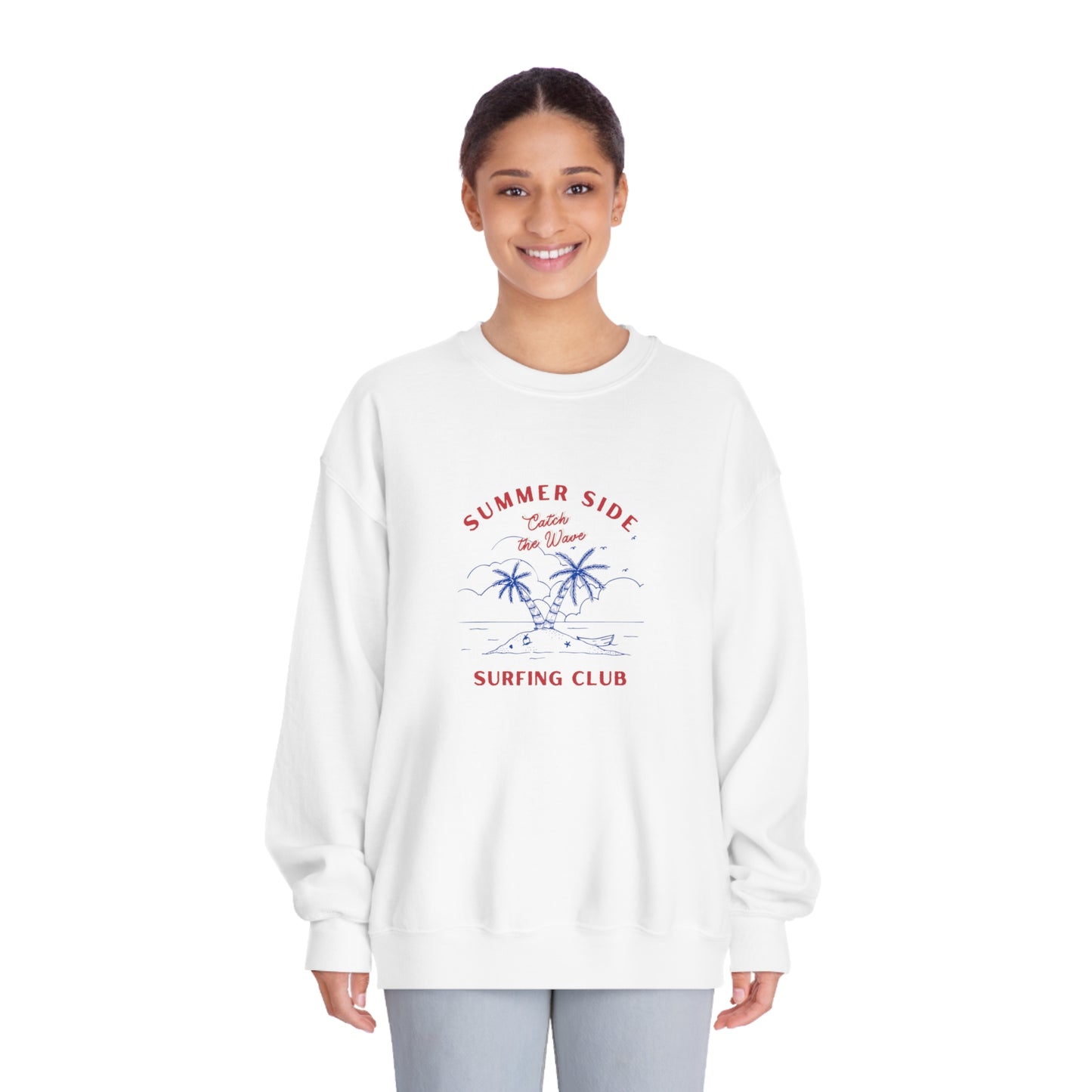 Catch the Wave - Unisex DryBlend® Crewneck Sweatshirt