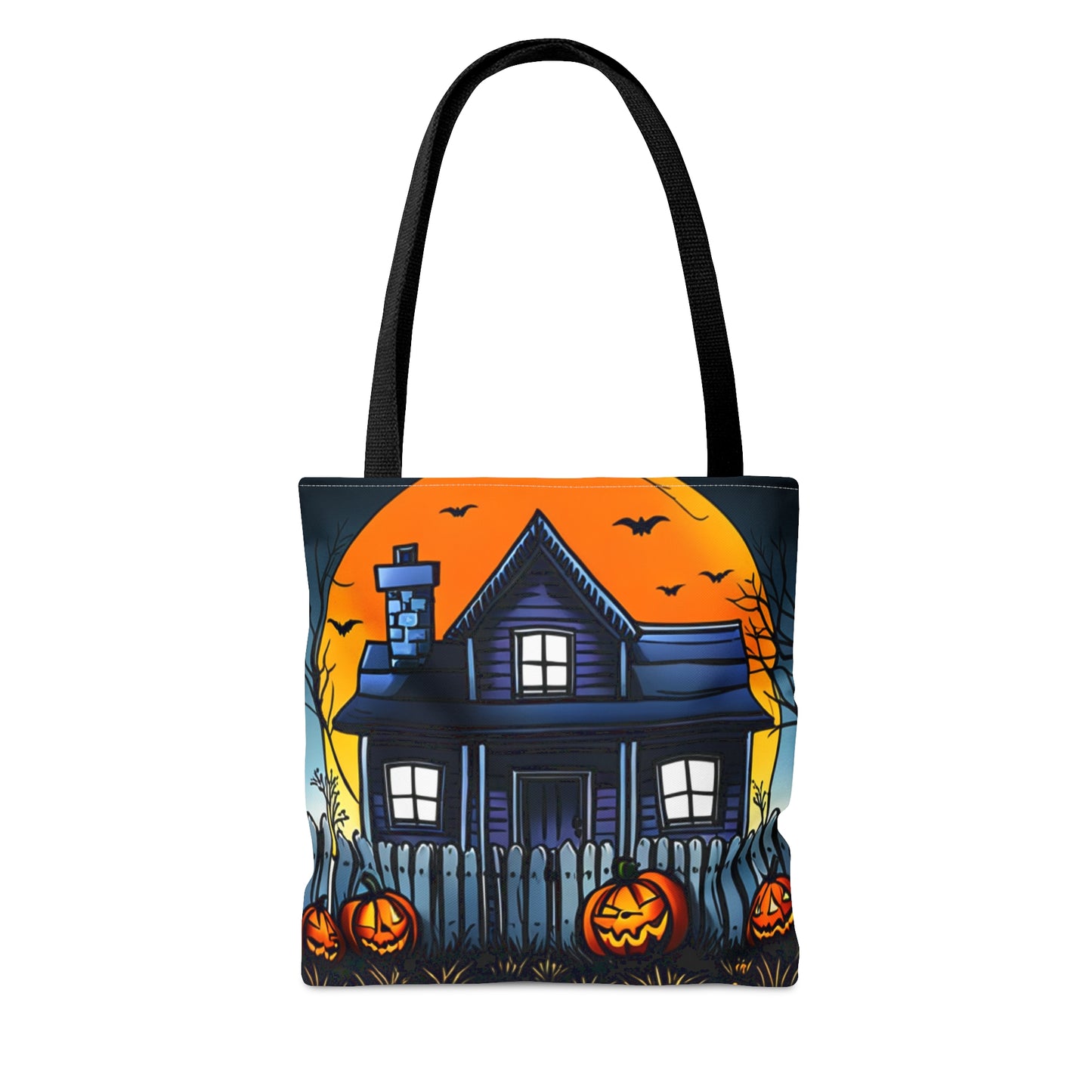 Halloween Haunted House Tote Bag (AOP)