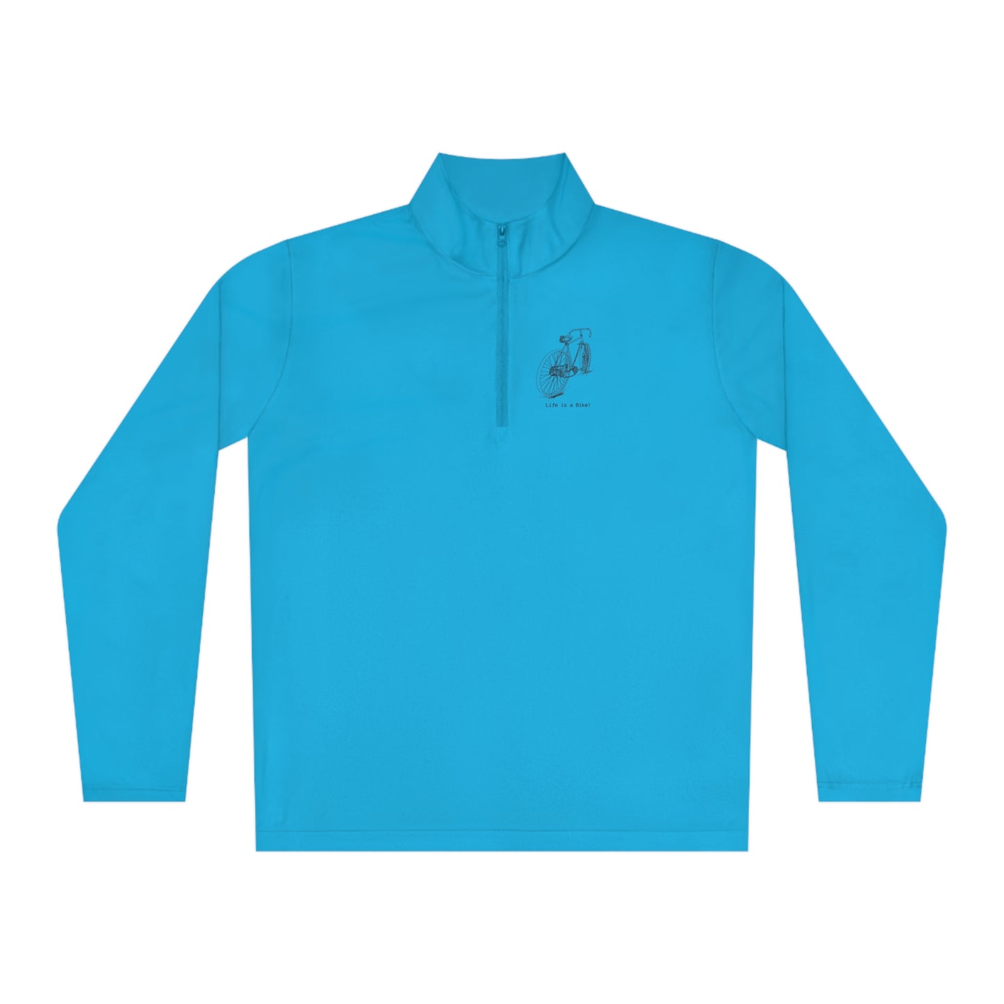 Vintage Racer Biker Unisex Quarter-Zip Pullover