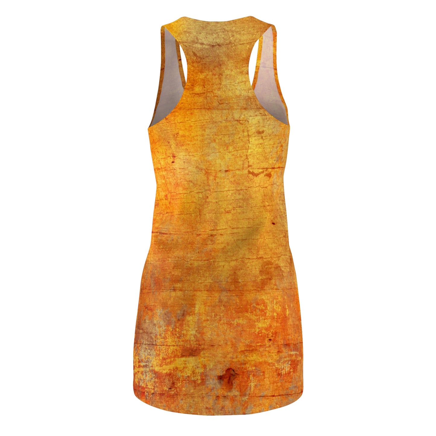 "Autumn Elegance Razorback Dress" Women's Cut & Sew Racerback Dress (AOP)