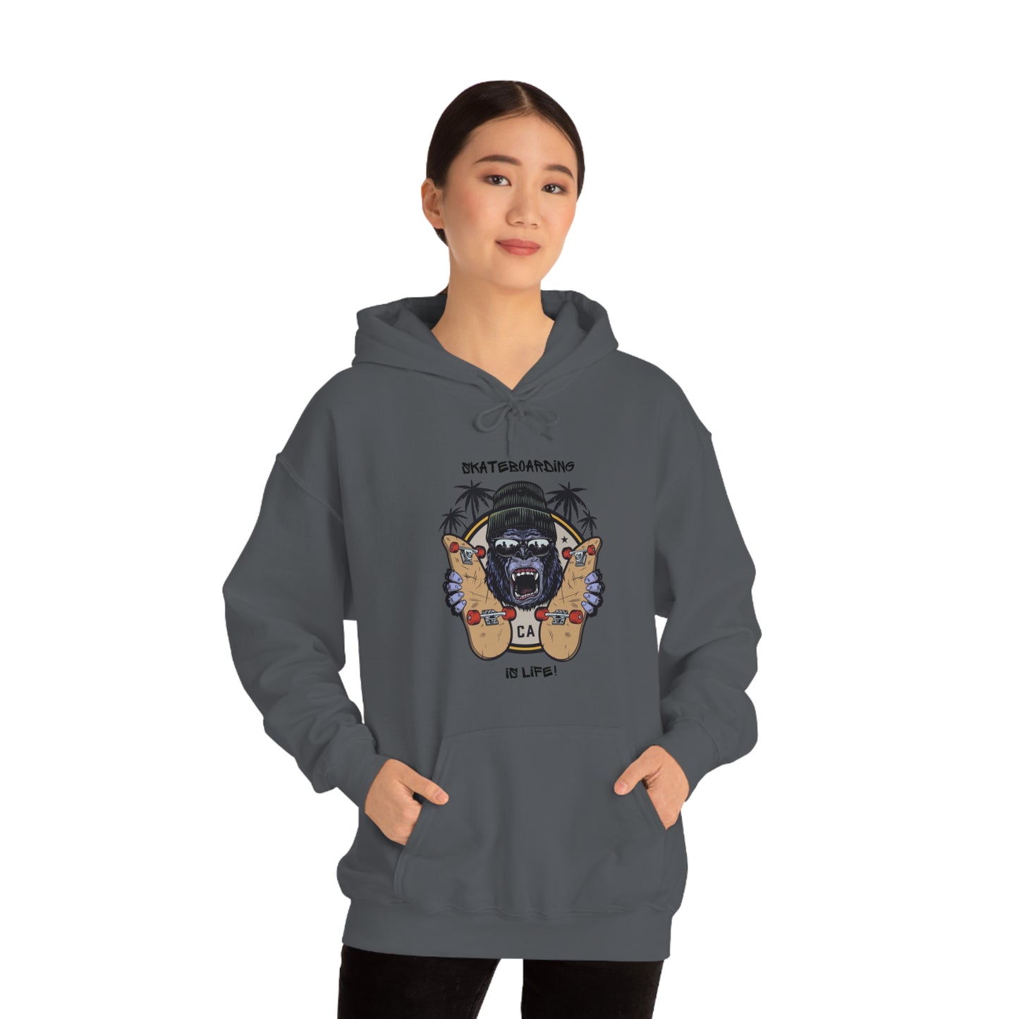 Skateboarding is Life - Unisex Heavy Blend™ Skateboarding Hooded Sweatshirt