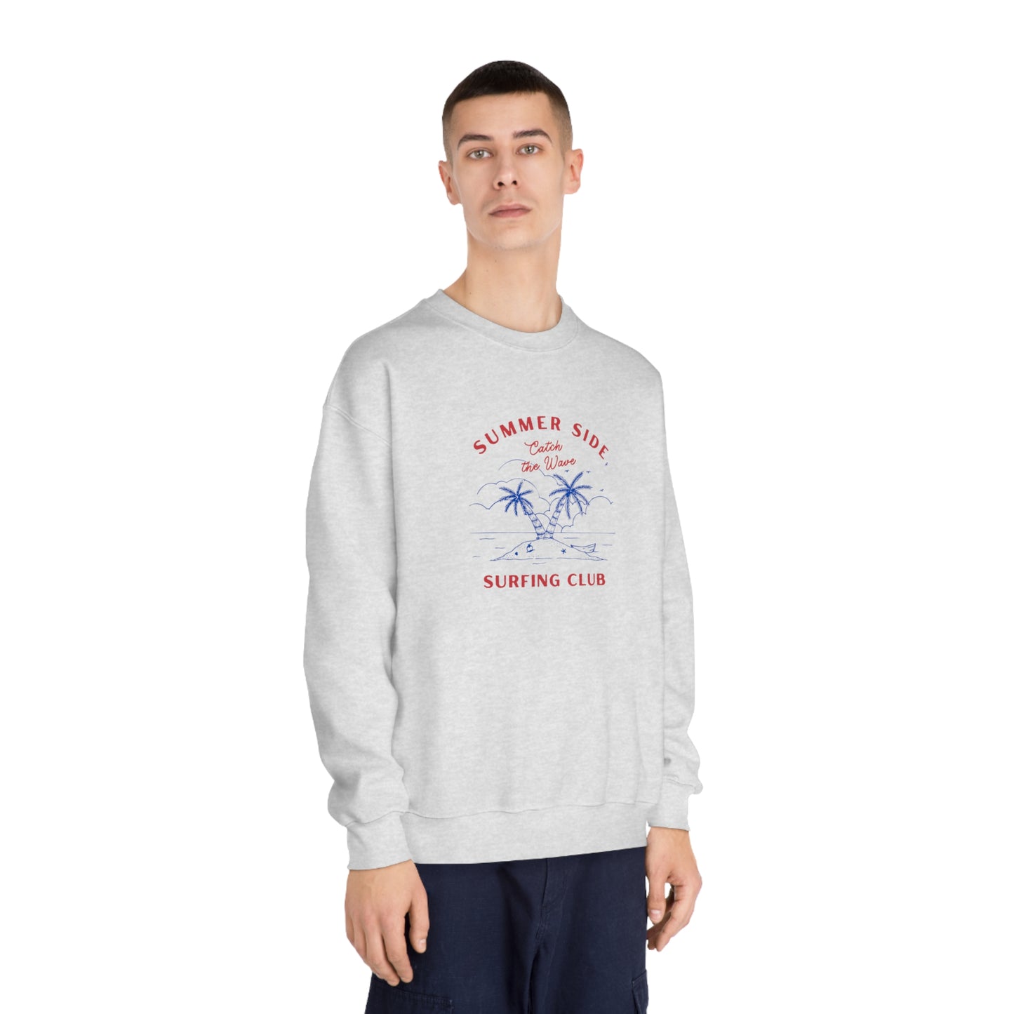 Summer Side Surf Club Unisex DryBlend® Crewneck Sweatshirt