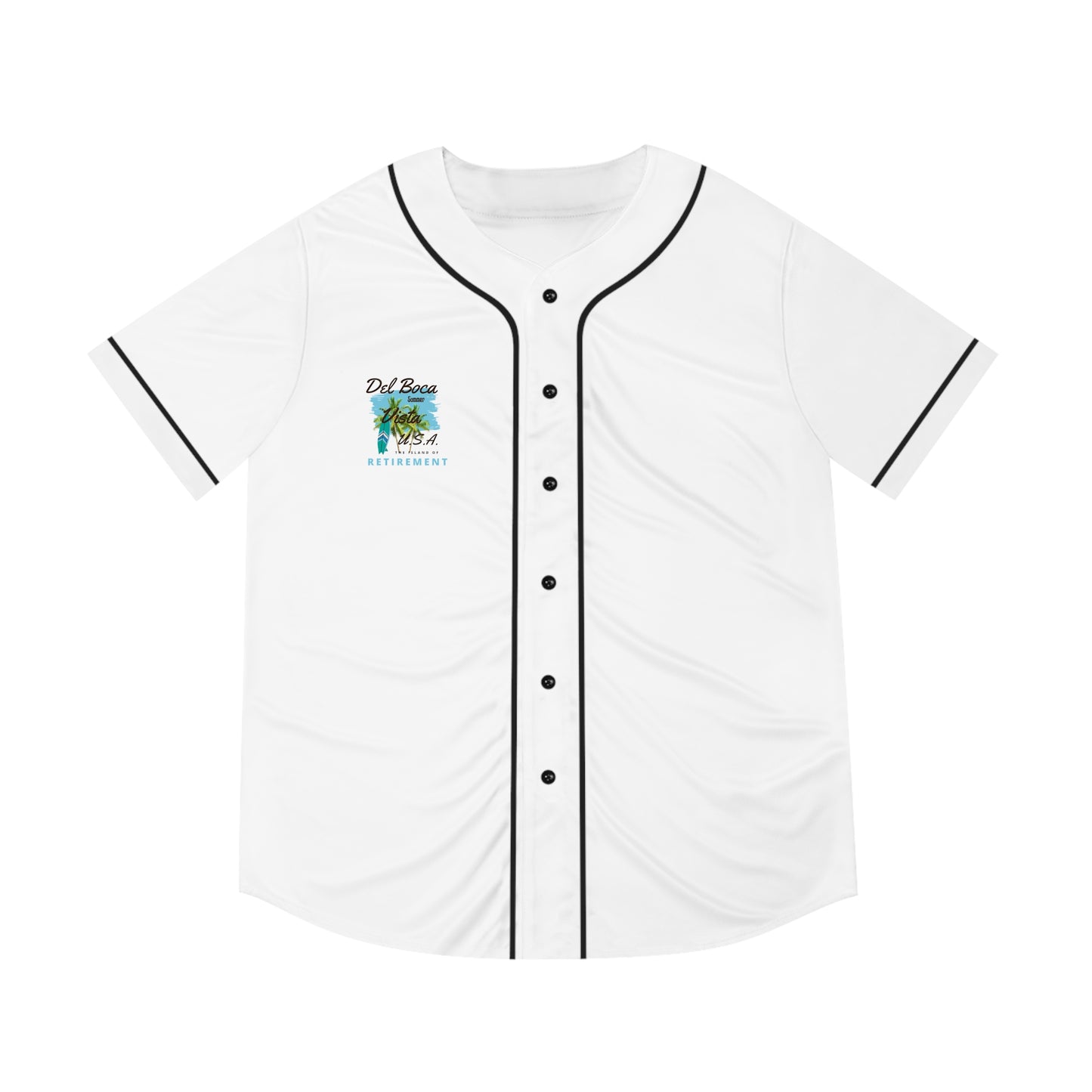 Del Boca Vista Men's Baseball Jersey (AOP)