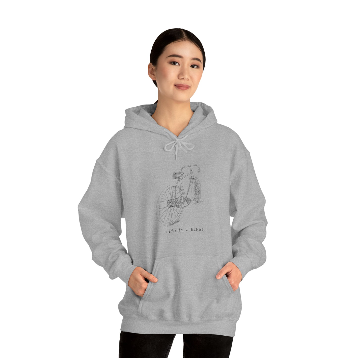 Vintage Racer Hoodie - Unisex Heavy Blend™ Hooded Sweatshirt