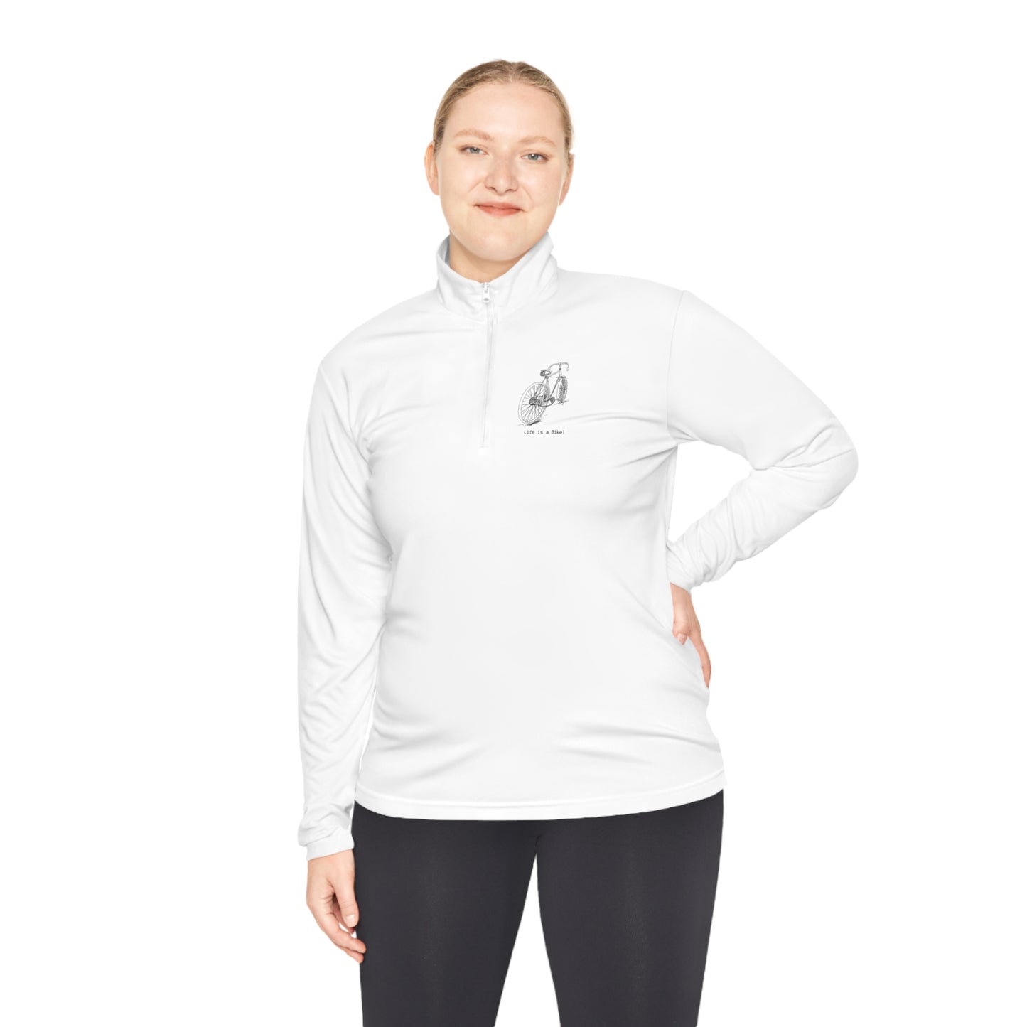 Vintage Racer Biker Unisex Quarter-Zip Pullover