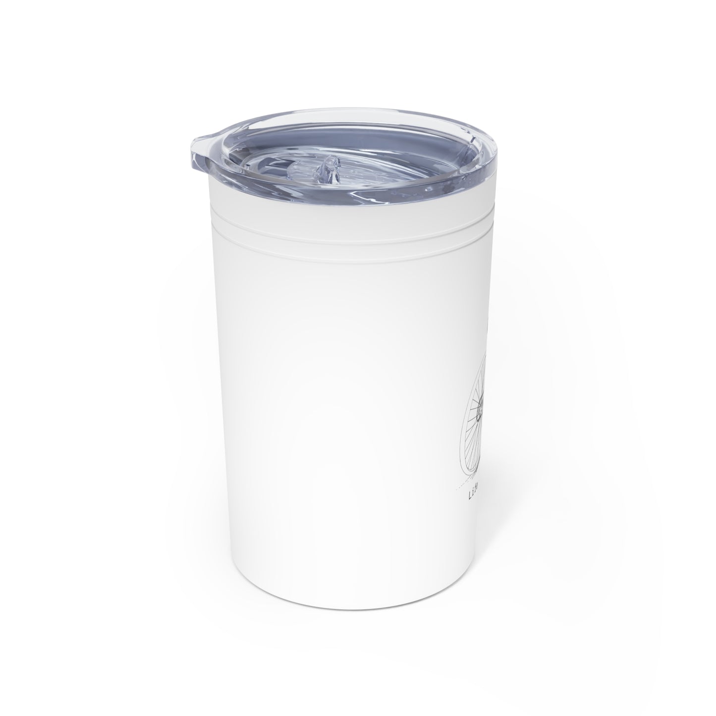"Life is a Bike" Vintage Bike Vacuum Insulated Tumbler, 11oz