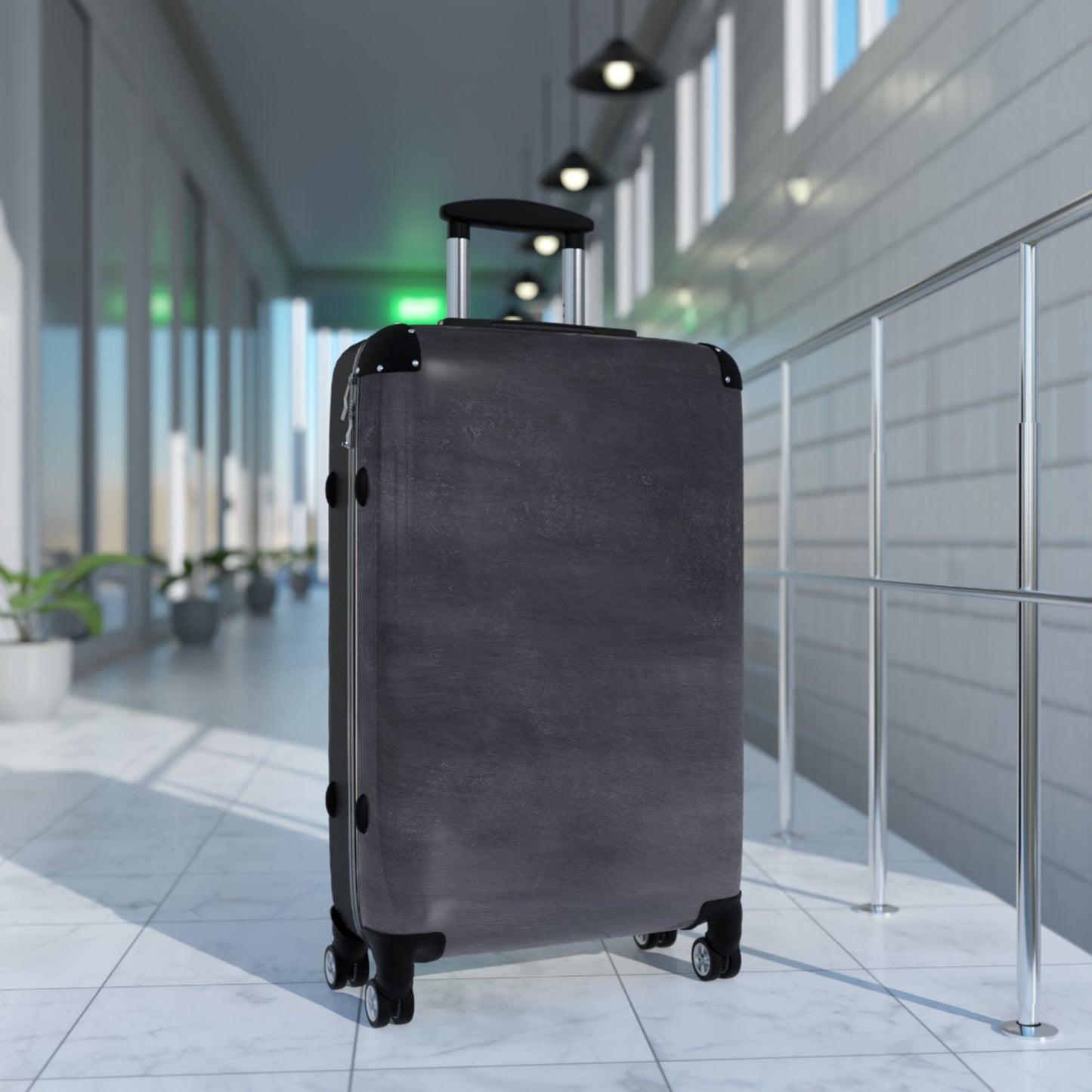 Contemporary Grey Suitcase - Unisex
