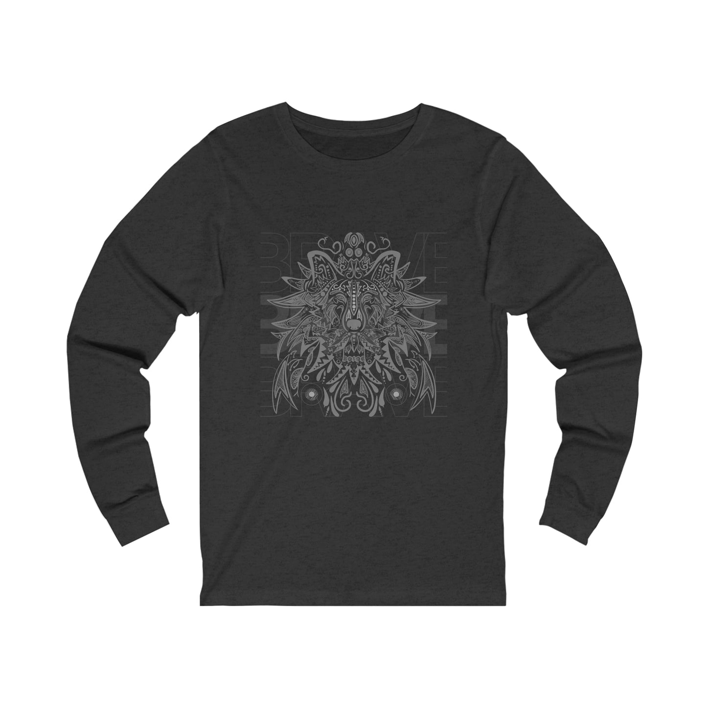 Fox Kaleidoscope Unisex Jersey Long Sleeve Tee