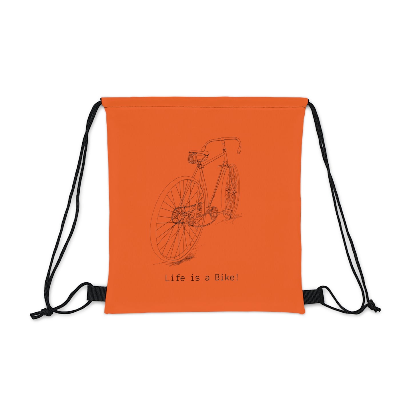 Vintage Bike Outdoor Drawstring Bag