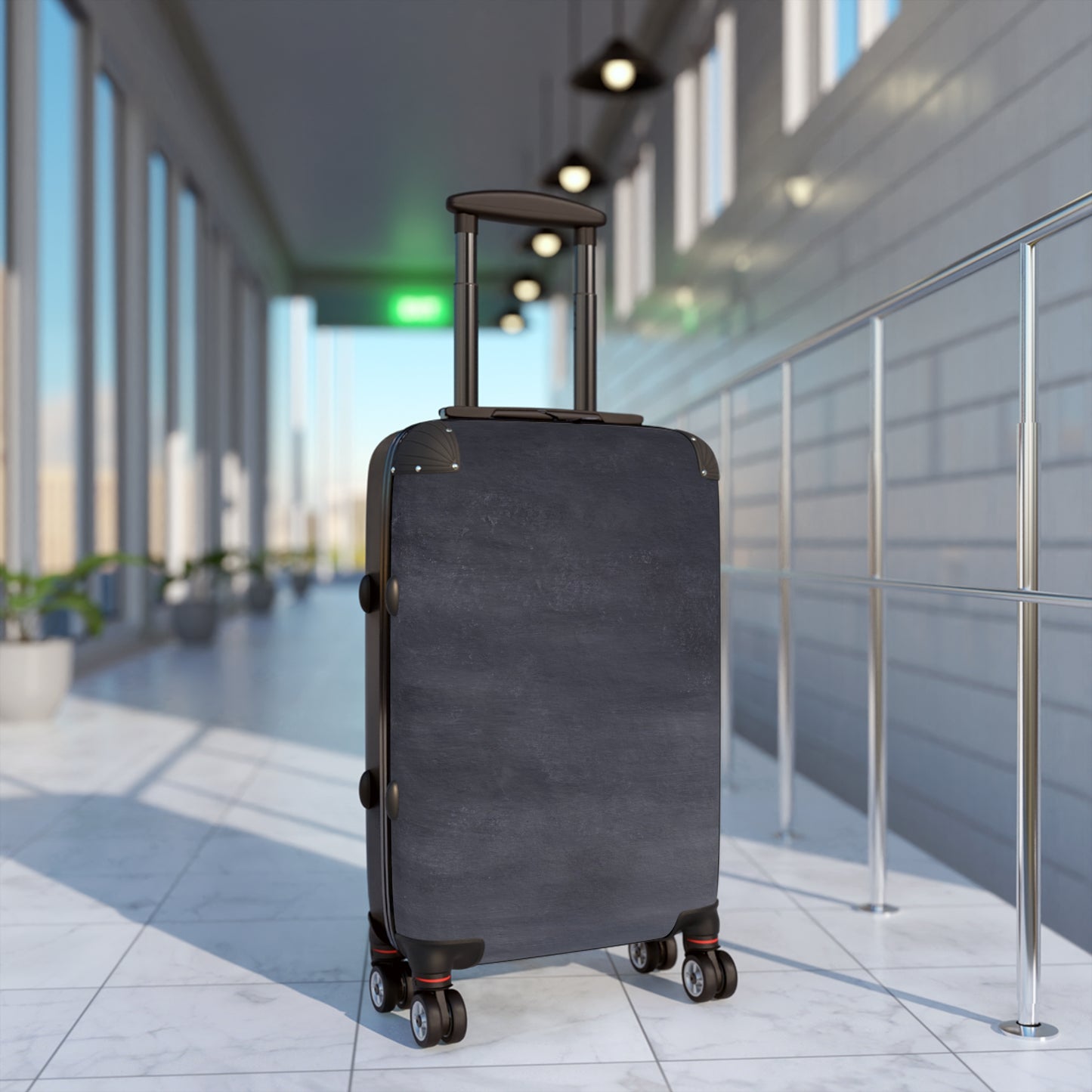 Contemporary Grey Suitcase - Unisex
