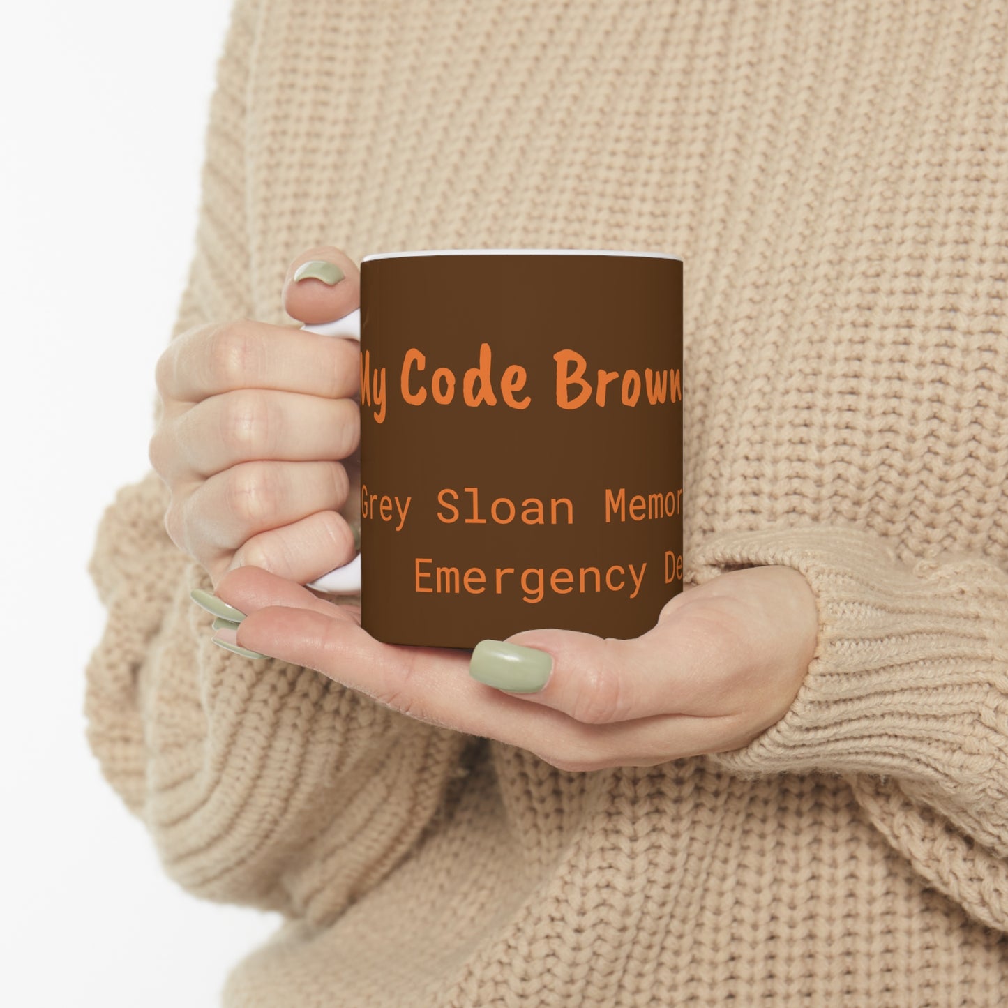 "Where is my Code Brown Coffee Mug" Ceramic Coffee Mug 11oz