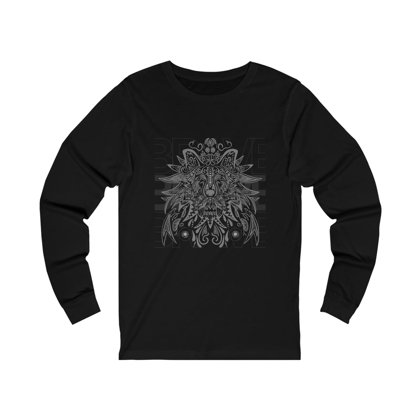 Fox Kaleidoscope Unisex Jersey Long Sleeve Tee