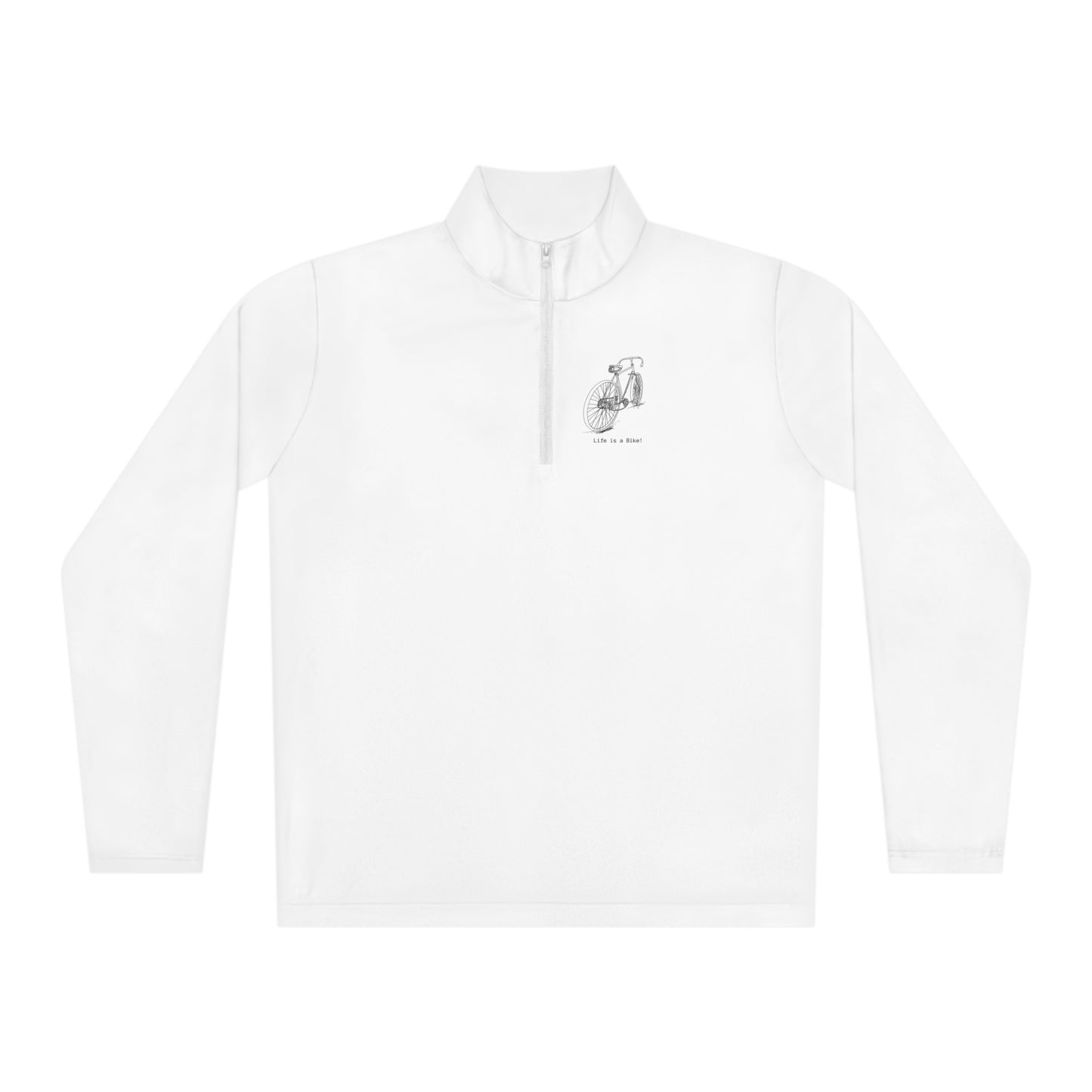 Vintage Racer Biker Unisex Quarter-Zip Pullover
