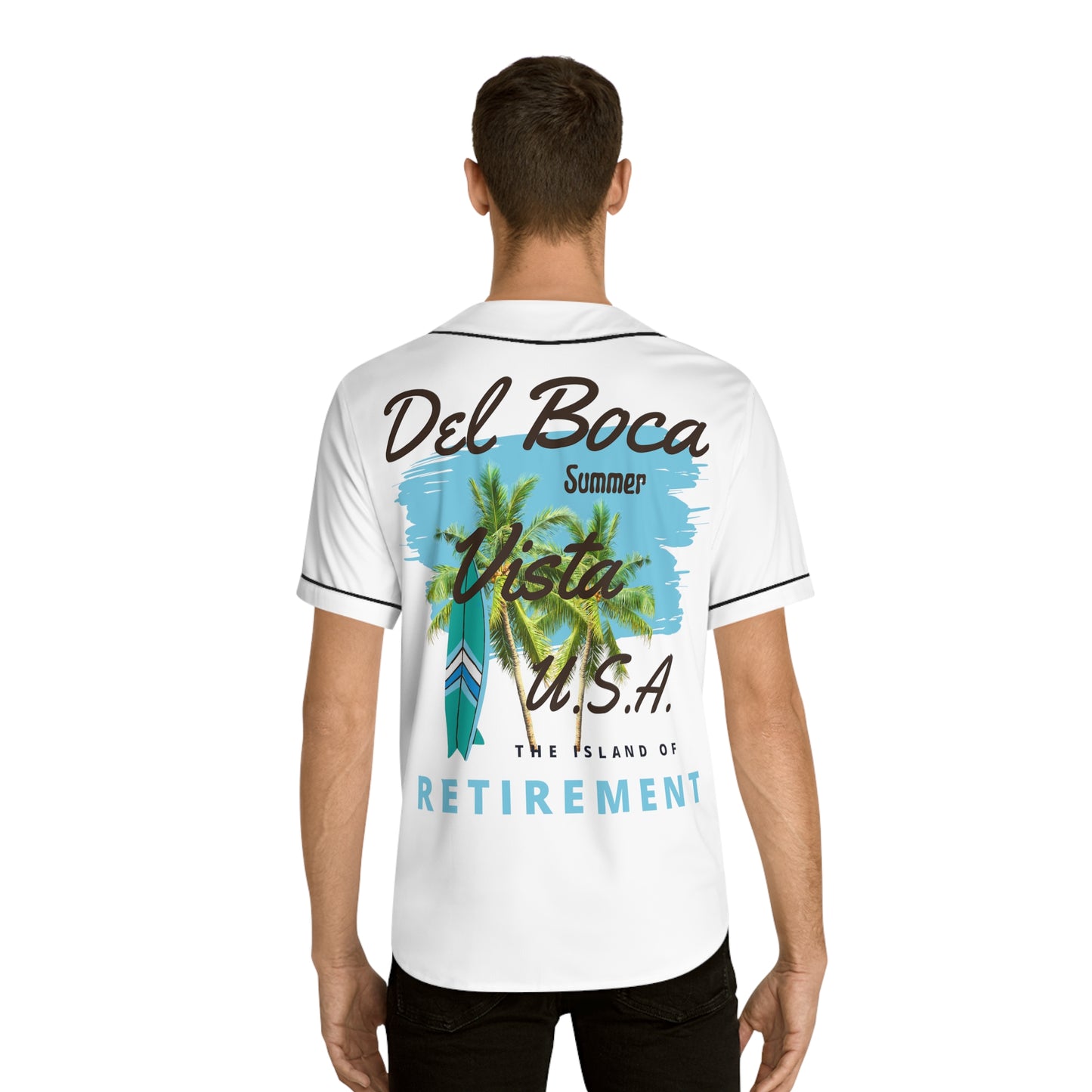 Del Boca Vista Men's Baseball Jersey (AOP)