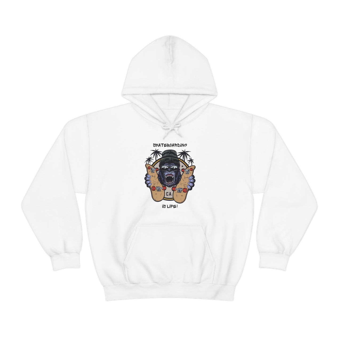 Skateboarding is Life - Unisex Heavy Blend™ Skateboarding Hooded Sweatshirt