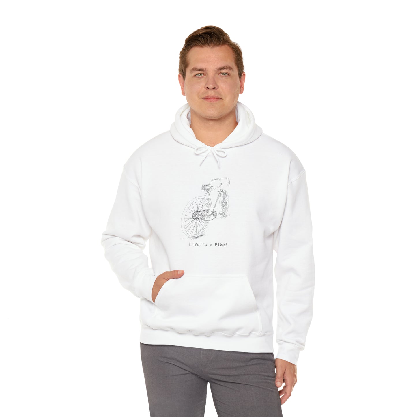 Vintage Racer Hoodie - Unisex Heavy Blend™ Hooded Sweatshirt
