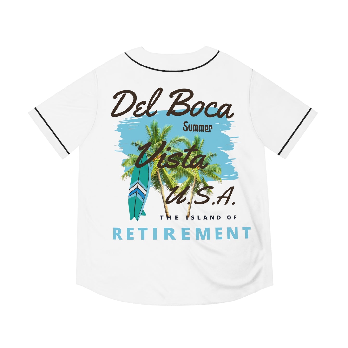 Del Boca Vista Men's Baseball Jersey (AOP)