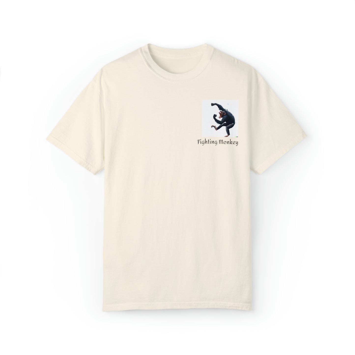 Fighting Monkey- Unisex Garment-Dyed T-shirt