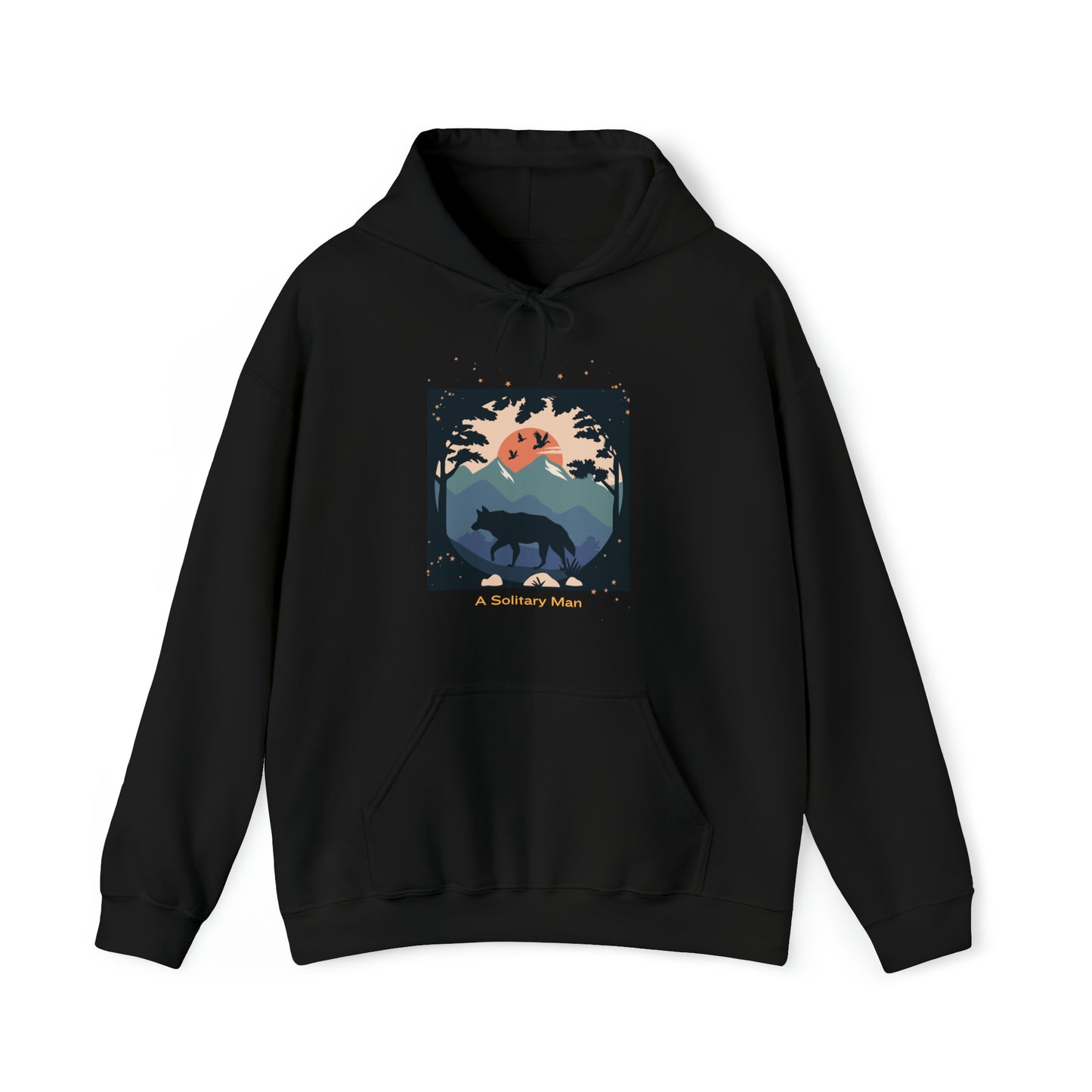 "A Solitary Man" Unisex Heavy Blend™ Hooded Sweatshirt