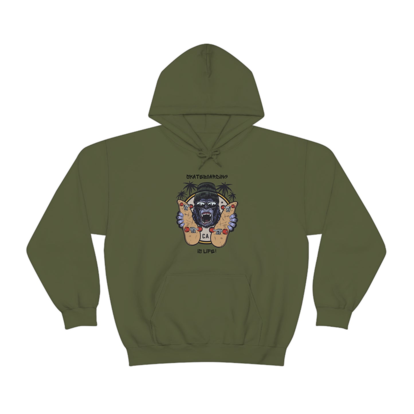 Skateboarding is Life - Unisex Heavy Blend™ Skateboarding Hooded Sweatshirt