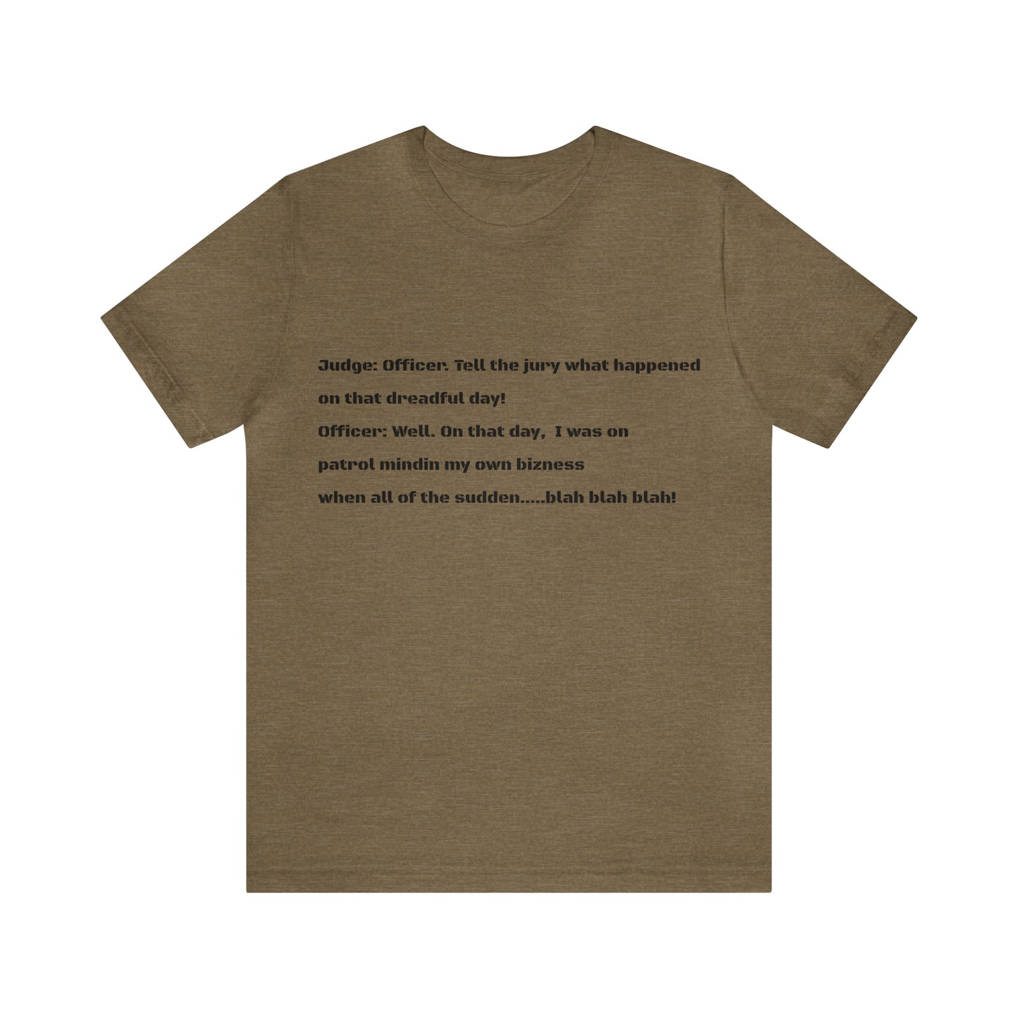 Cop Tee - Unisex Jersey Short Sleeve Tee