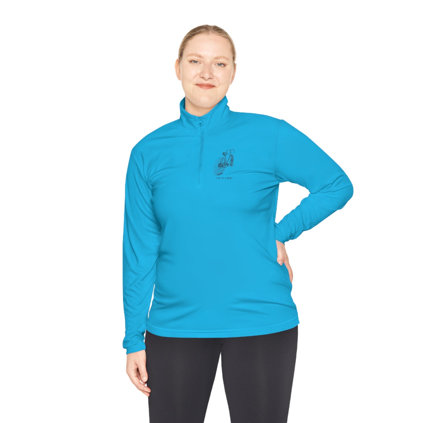 Vintage Racer Biker Unisex Quarter-Zip Pullover