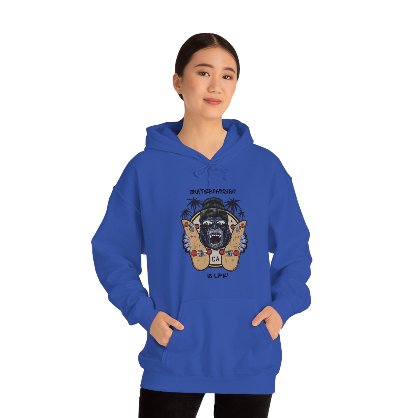Skateboarding is Life - Unisex Heavy Blend™ Skateboarding Hooded Sweatshirt