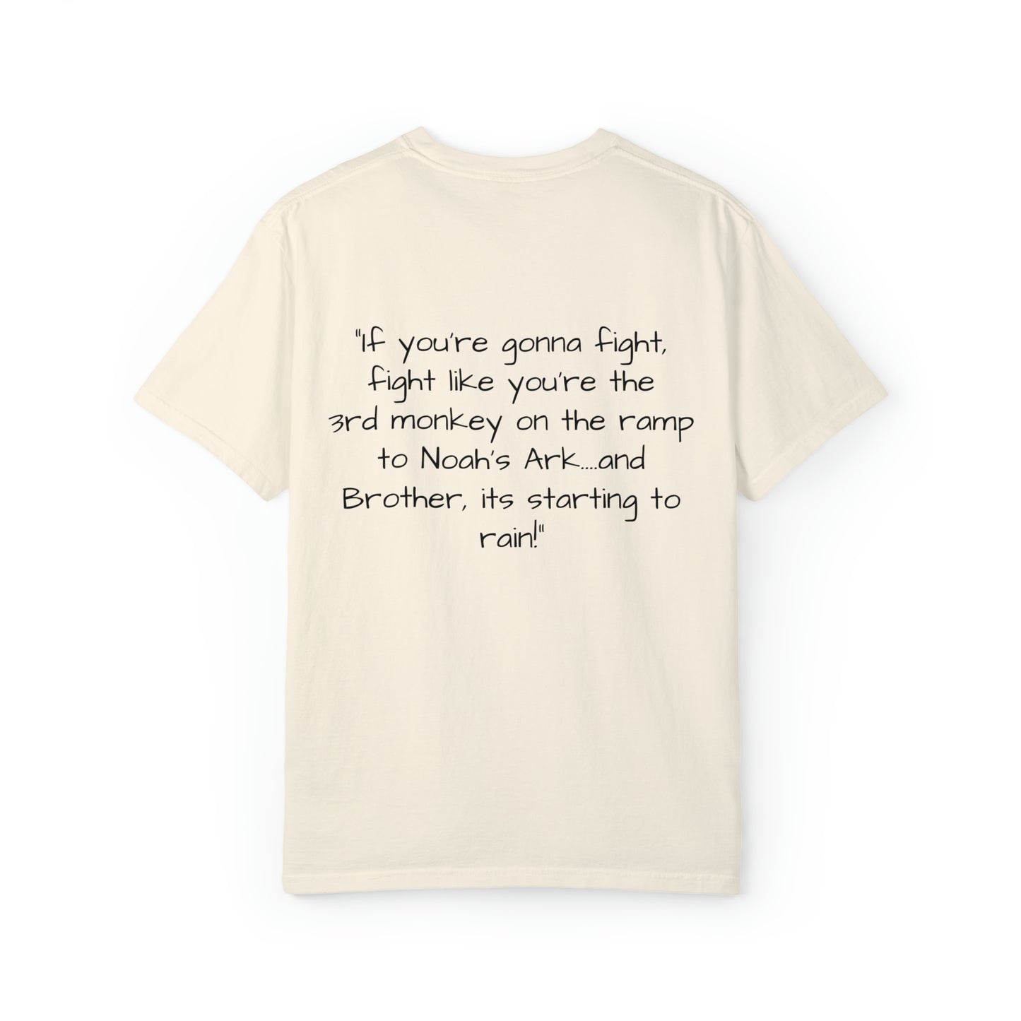 Fighting Monkey- Unisex Garment-Dyed T-shirt