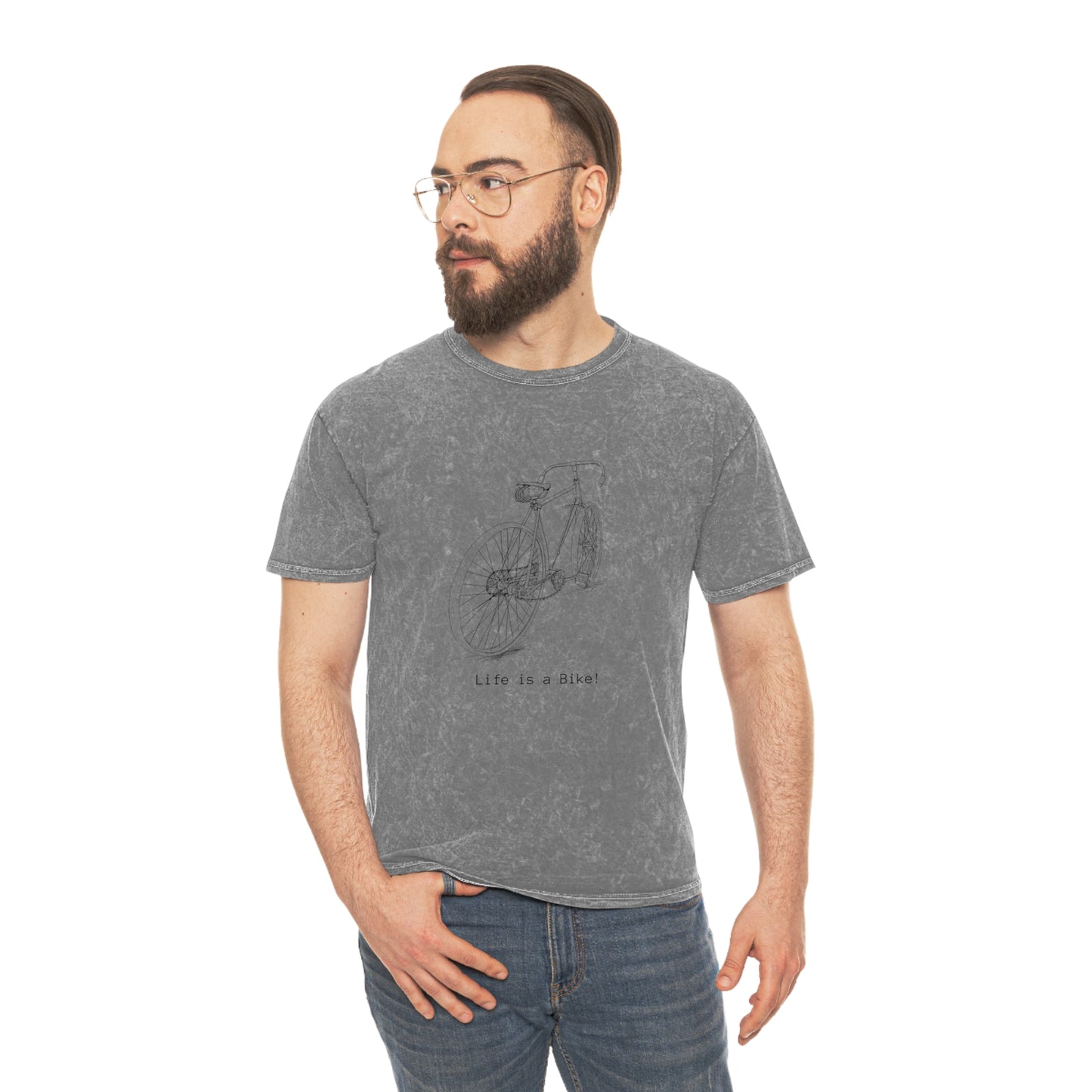 Vintage Racer Tee - Unisex Mineral Wash T-Shirt