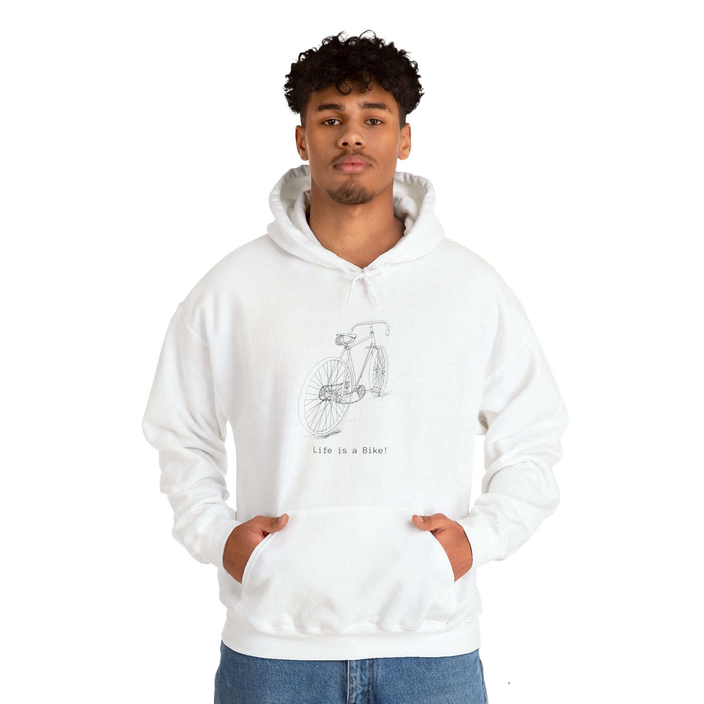 Vintage Racer Hoodie - Unisex Heavy Blend™ Hooded Sweatshirt