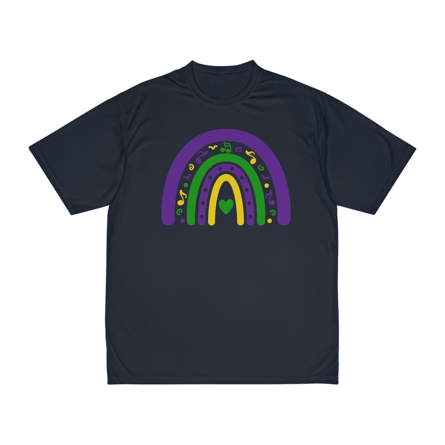 Mardi Gras Rainbow Men's Performance T-Shirt