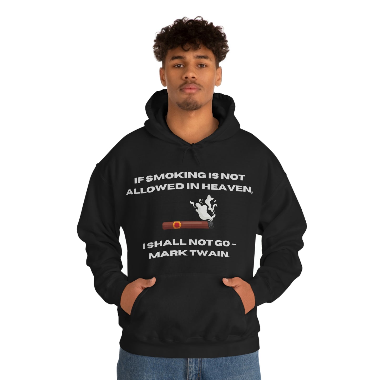 Smoking Cigar Hoodie Unisex Heavy Blend™ Hooded Sweatshirt