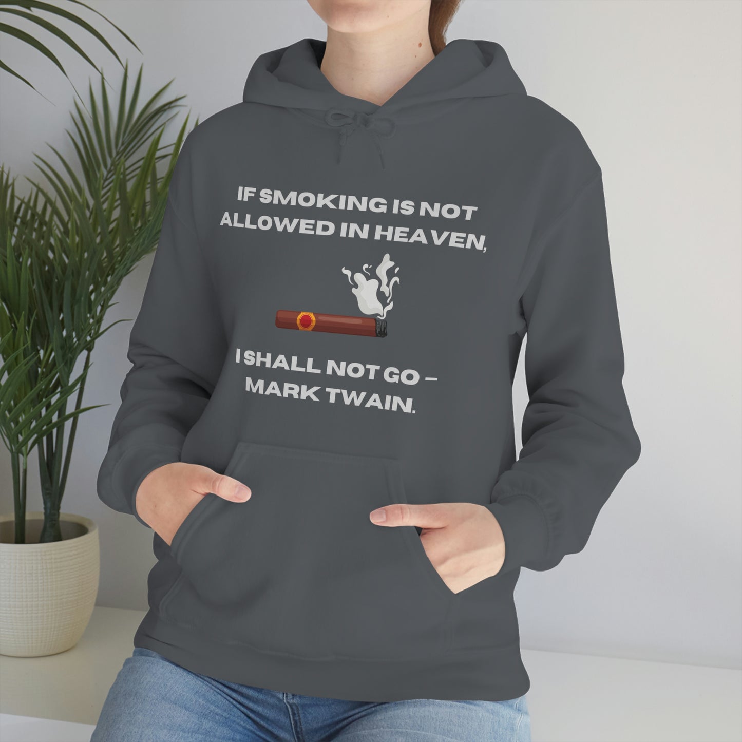 Smoking Cigar Hoodie Unisex Heavy Blend™ Hooded Sweatshirt