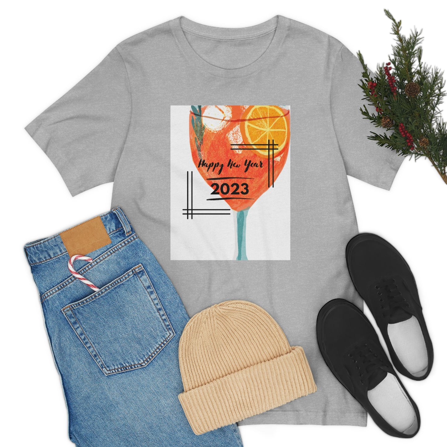 Aperol Spritz New Year-Unisex Jersey Short Sleeve Tee
