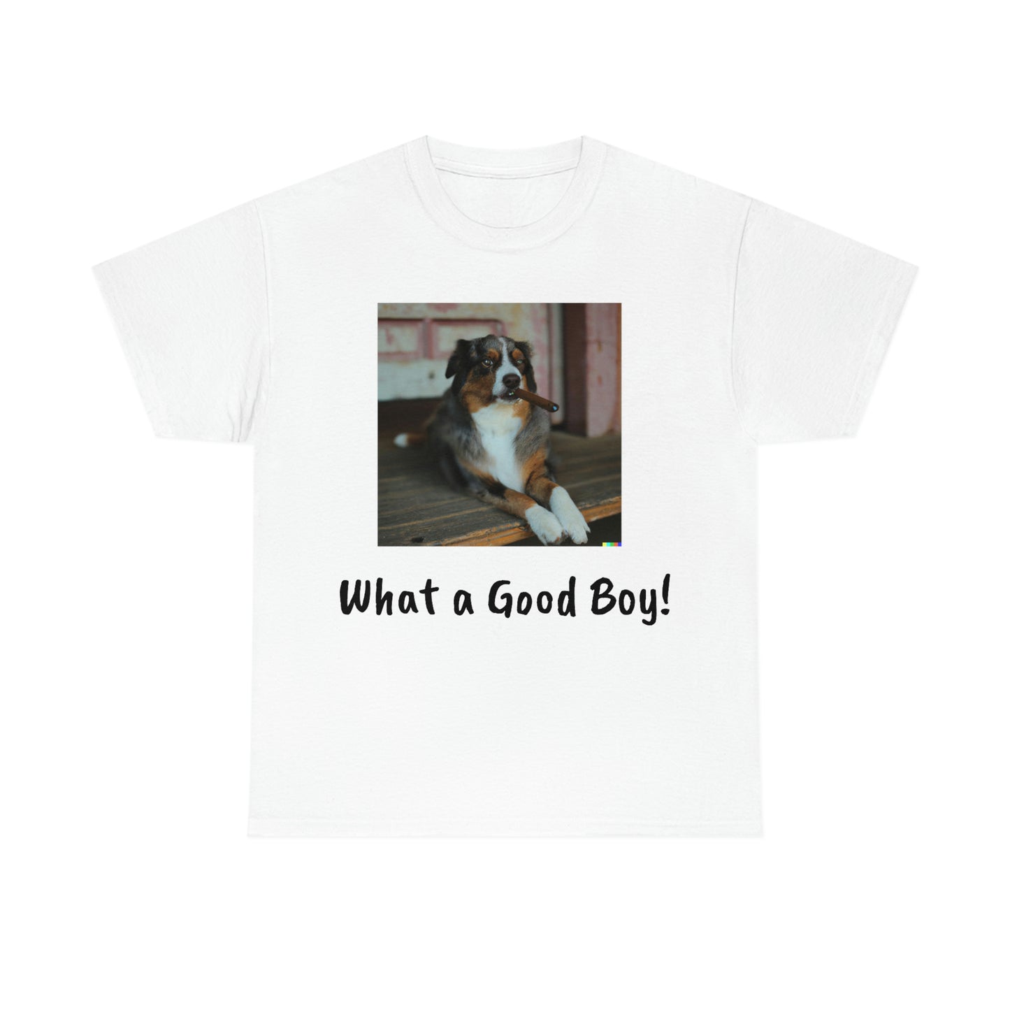 Aussie Smokin a Cigar - Unisex Heavy Cotton Tee