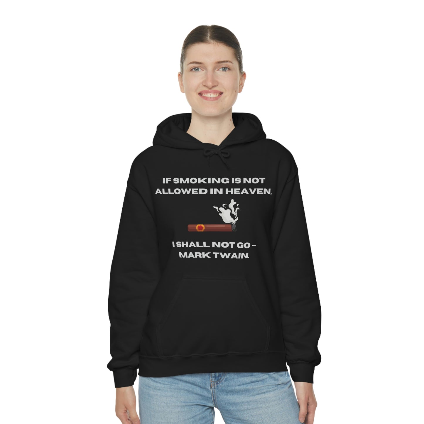 Smoking Cigar Hoodie Unisex Heavy Blend™ Hooded Sweatshirt