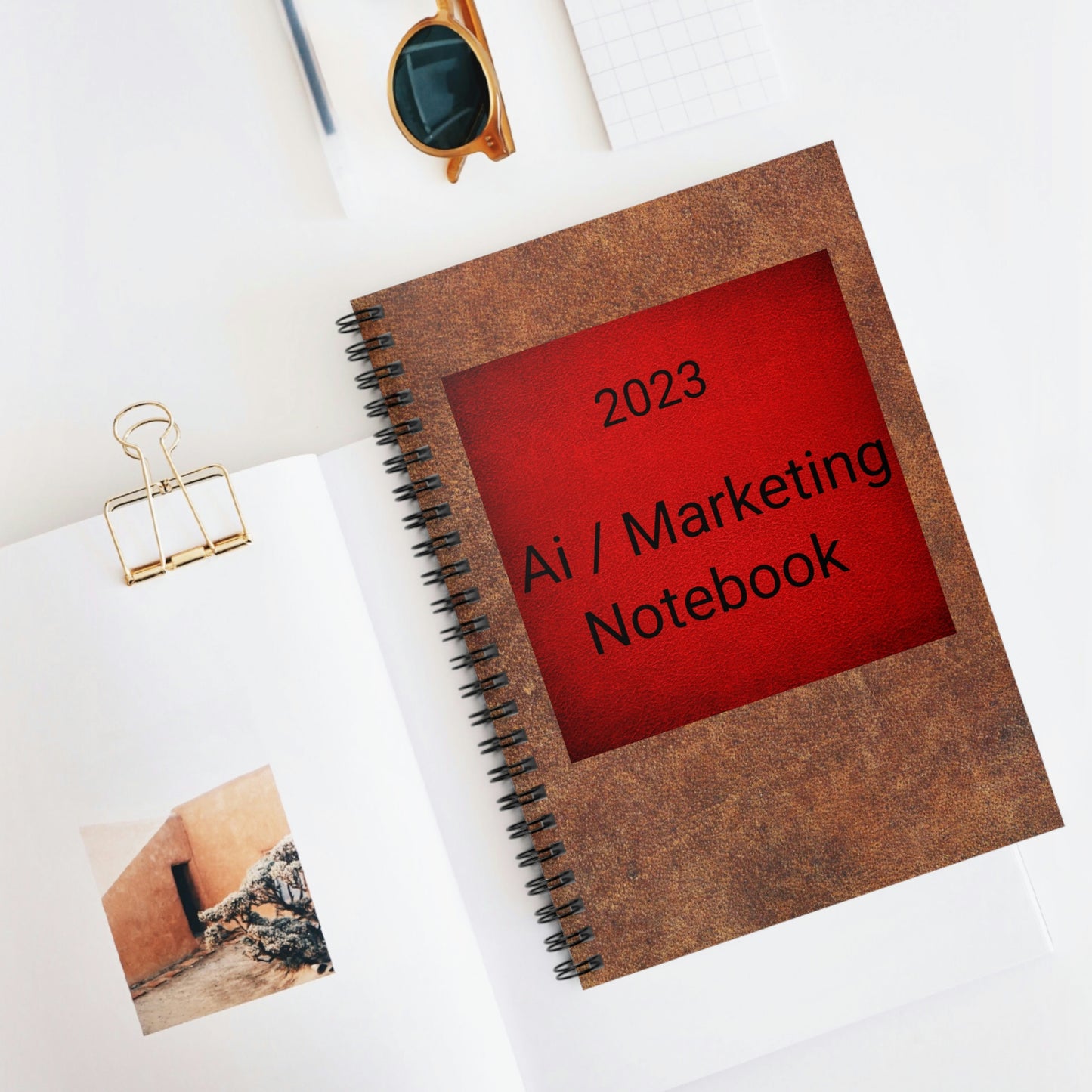 Ai / Marketing Spiral Notebook - Ruled Line