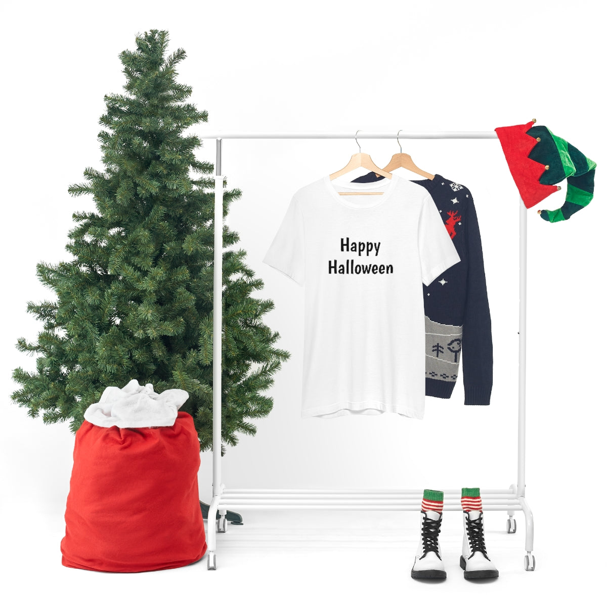 Happy Halloween- Unisex Jersey Short Sleeve Tee