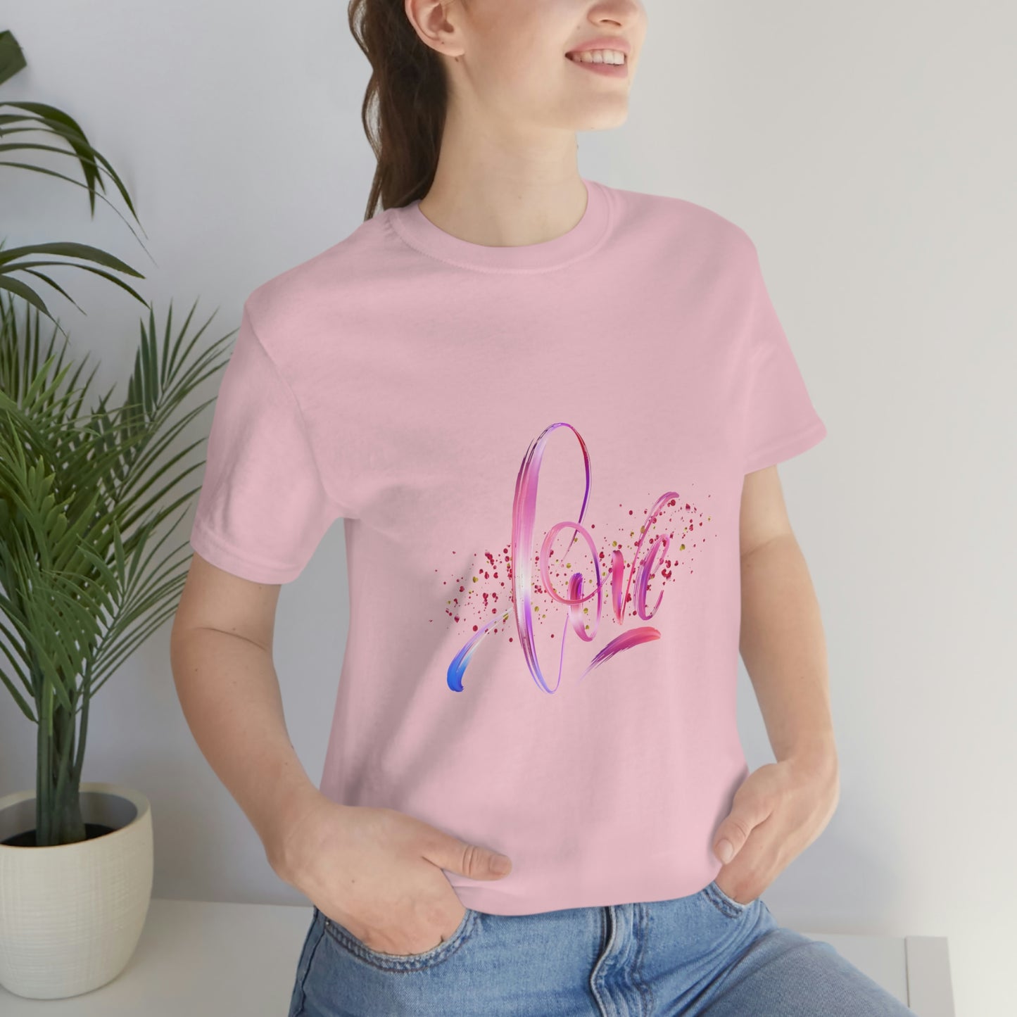 Ye it's LOVE! Unisex Jersey Short Sleeve Tee