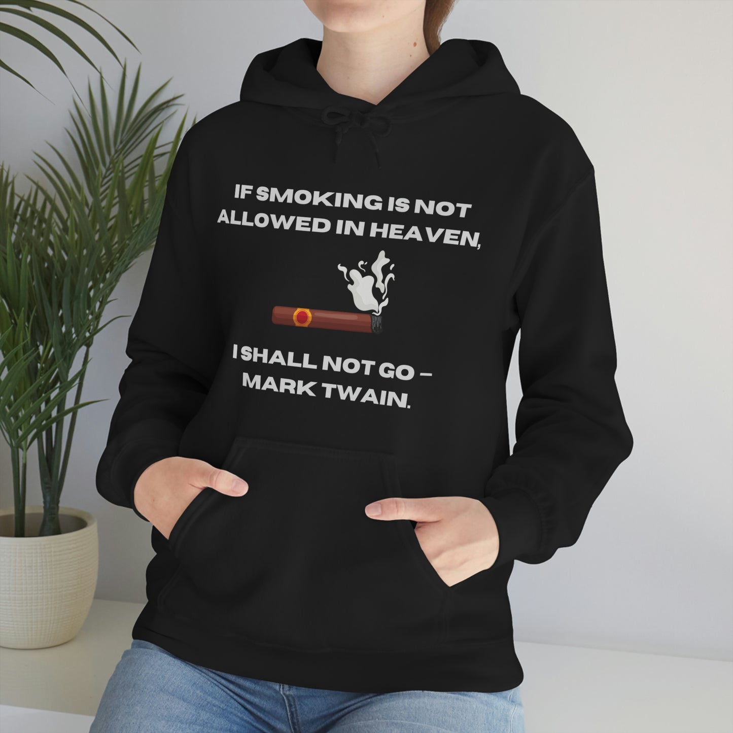 Smoking Cigar Hoodie Unisex Heavy Blend™ Hooded Sweatshirt