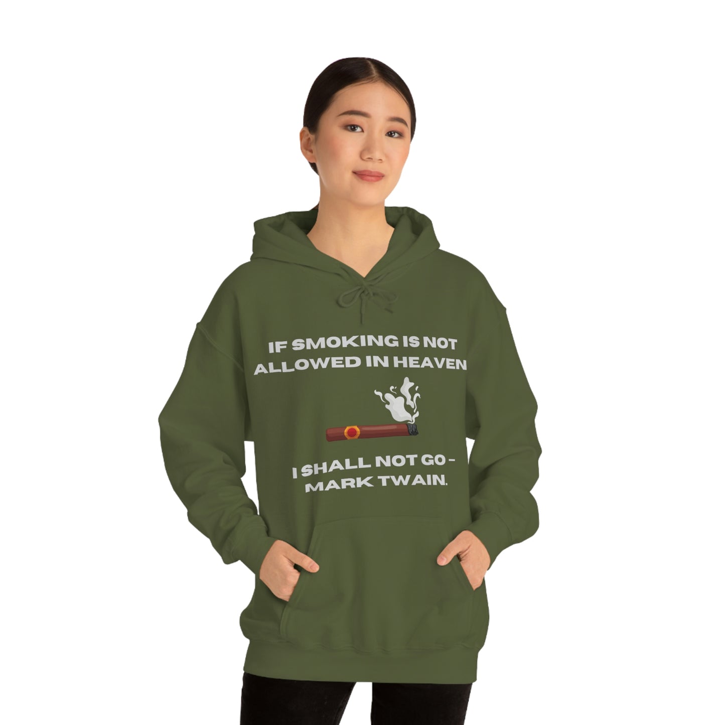 Smoking Cigar Hoodie Unisex Heavy Blend™ Hooded Sweatshirt