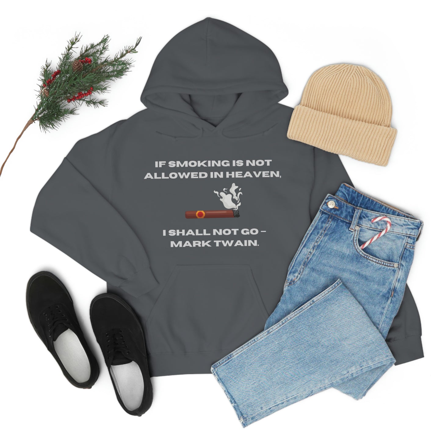 Smoking Cigar Hoodie Unisex Heavy Blend™ Hooded Sweatshirt