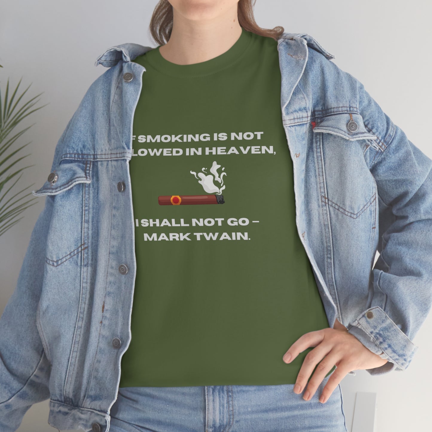 Smoking T-Shirt - Unisex Heavy Cotton Tee