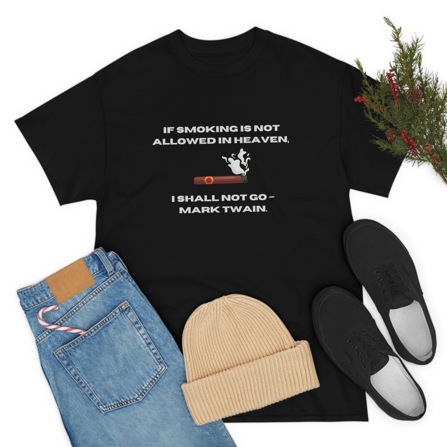 Smoking T-Shirt - Unisex Heavy Cotton Tee