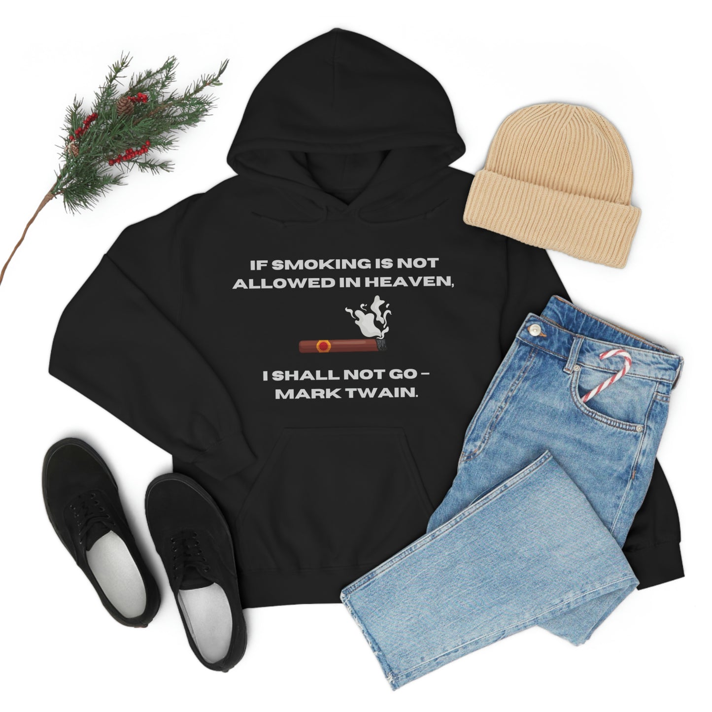 Smoking Cigar Hoodie Unisex Heavy Blend™ Hooded Sweatshirt
