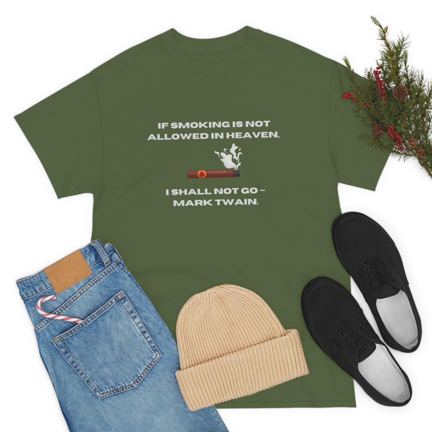 Smoking T-Shirt - Unisex Heavy Cotton Tee